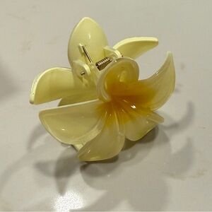 Yellow Flower Hair Clip